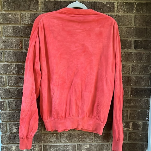 Tulliano Silk Cotton Blend Crewneck Pullover top size Large - Picture 5 of 7
